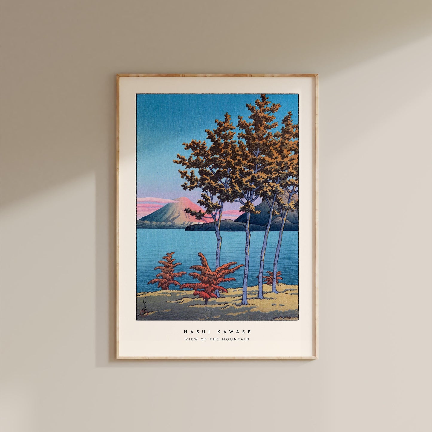 Hasui Kawase - View Of The Mountain Print