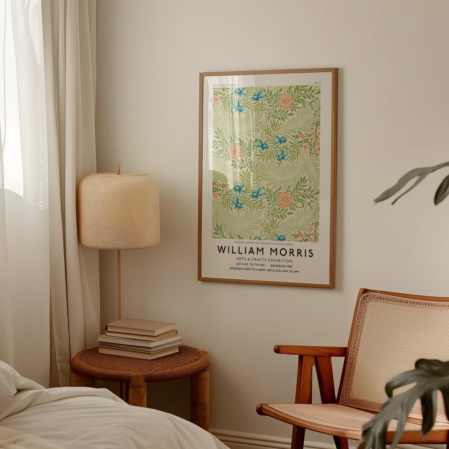 William Morris - Exhibition Poster - Jasmine Print