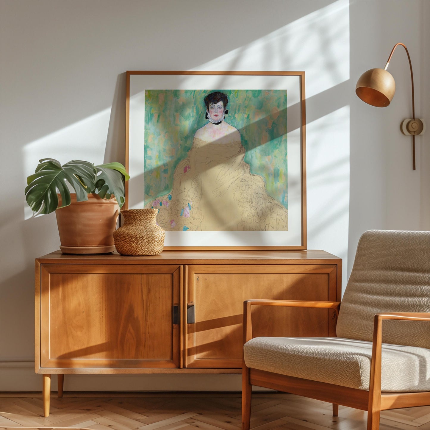 Gustav Klimt - Amalie Zuckerkandl Art Print