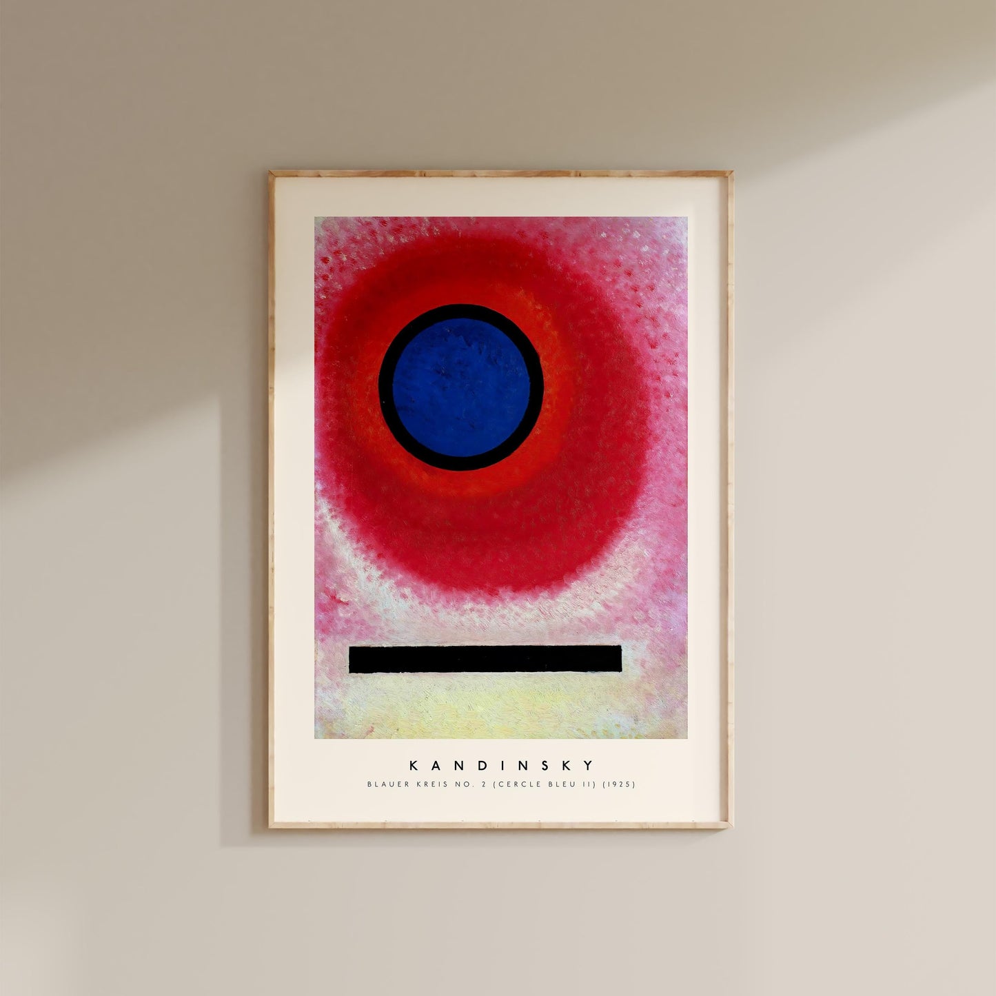 Kandinsky - Blauer Kreis No. 2 (Cercle Bleu Ii) Print