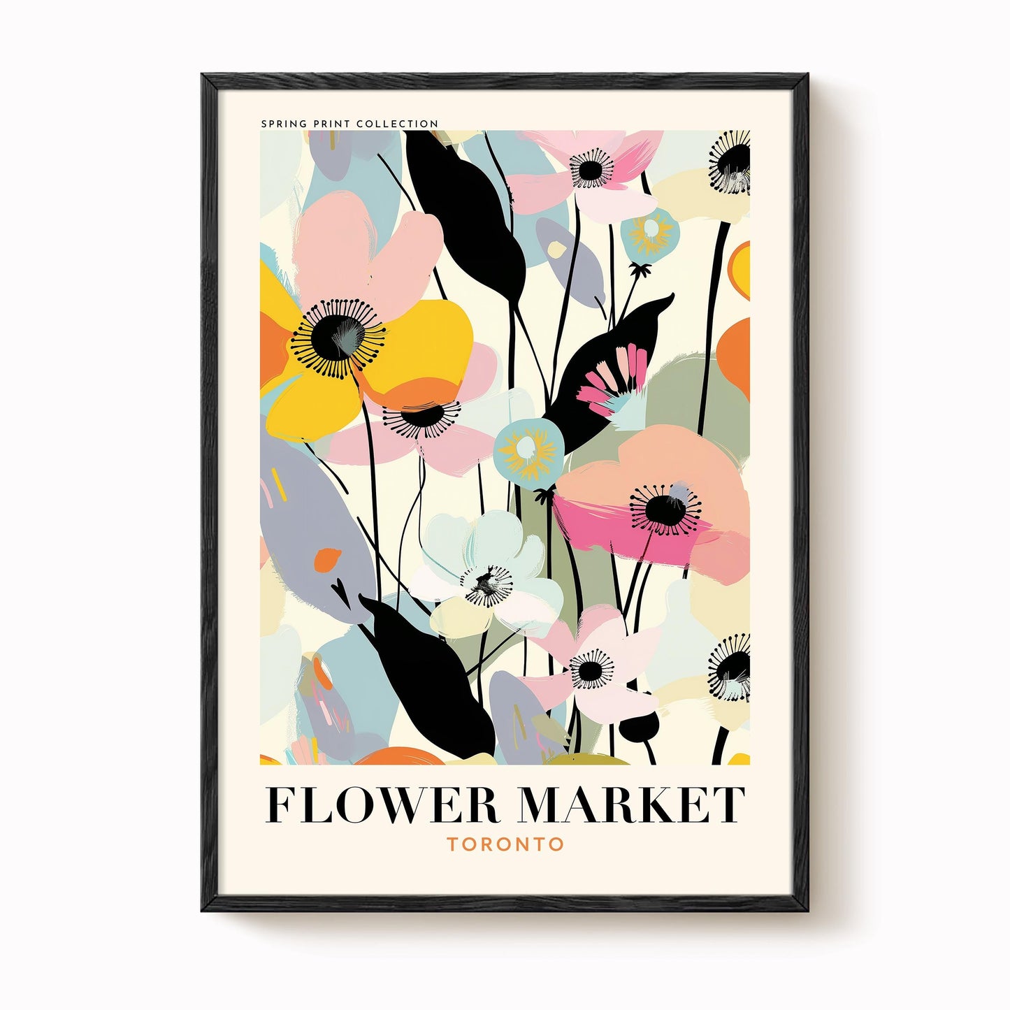 Toronto Flower Market Print