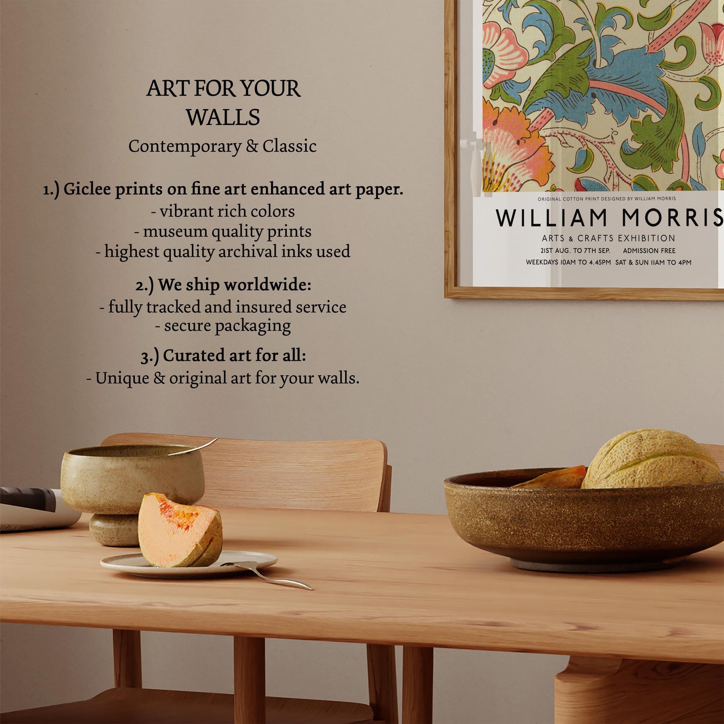 William Morris - Lodden Pattern Print