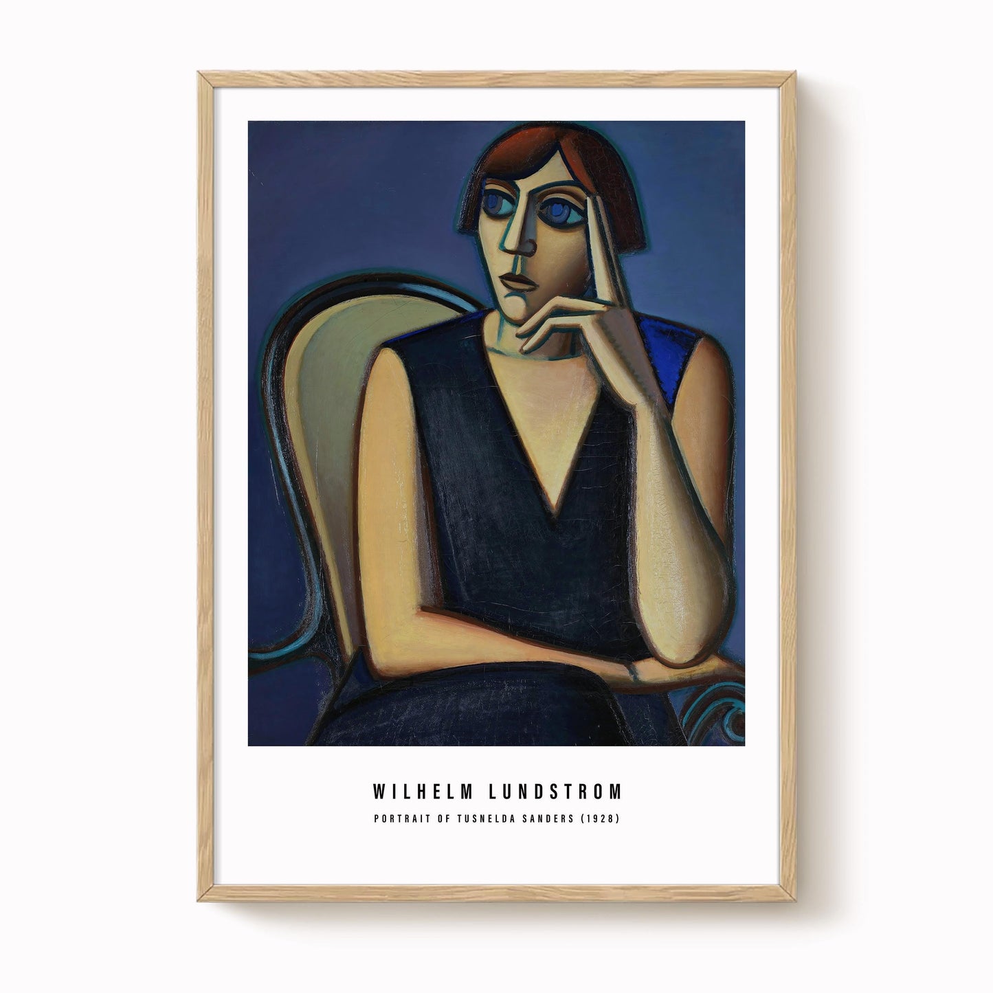 Vilhelm Lundstrøm - Portrait of Tusnelda Sanders Print