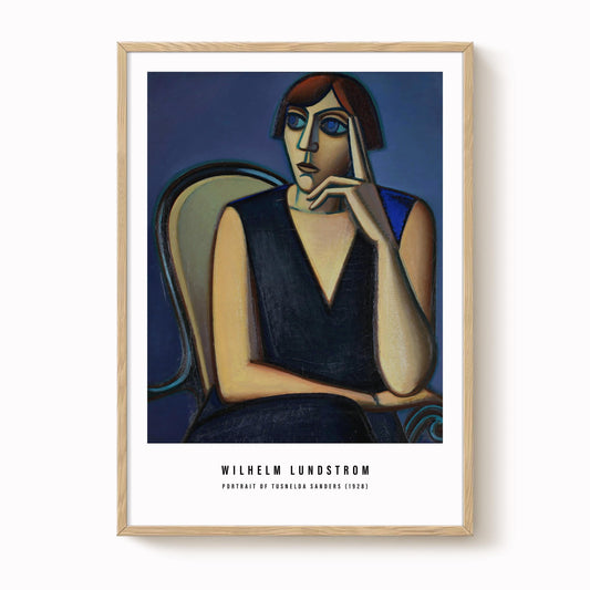 Vilhelm Lundstrøm - Portrait of Tusnelda Sanders Print