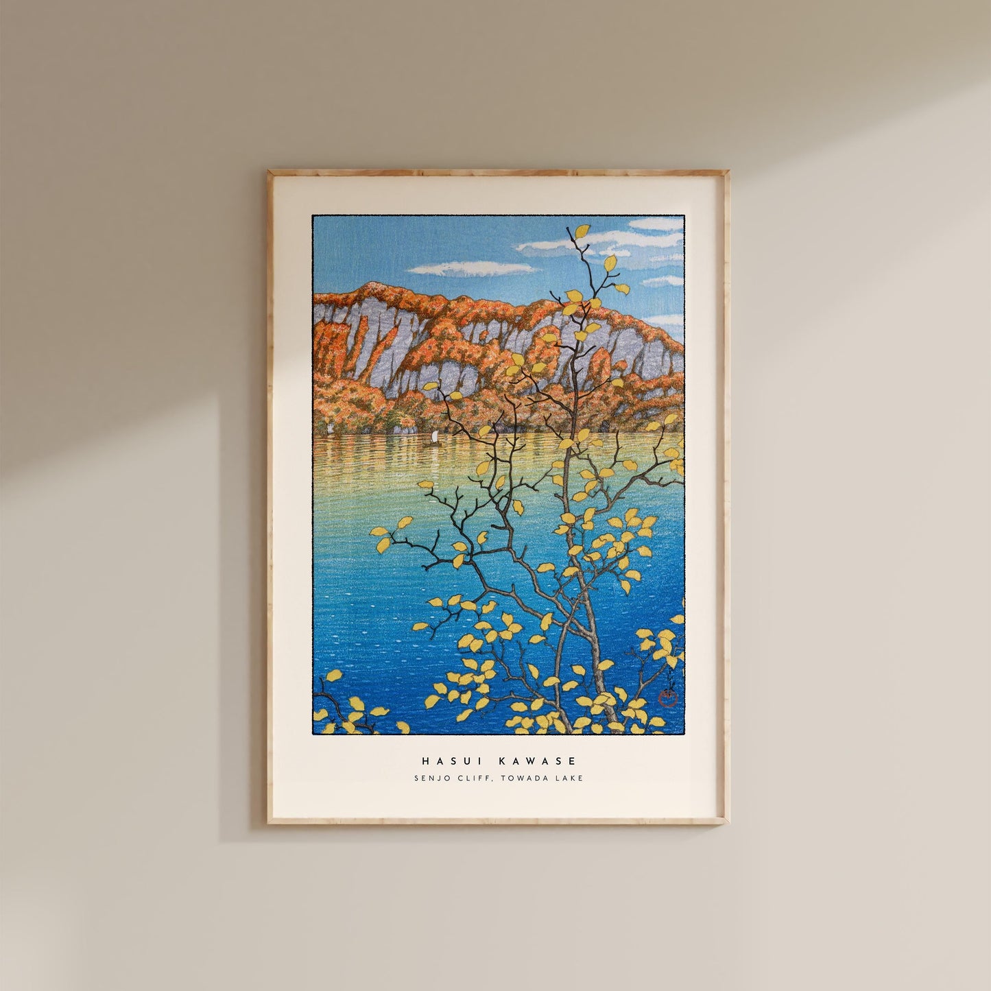 Hasui Kawase - Senjo Cliff Japanese Print