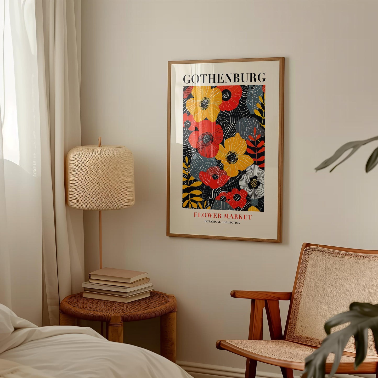 Gothenburg Flower Market Print