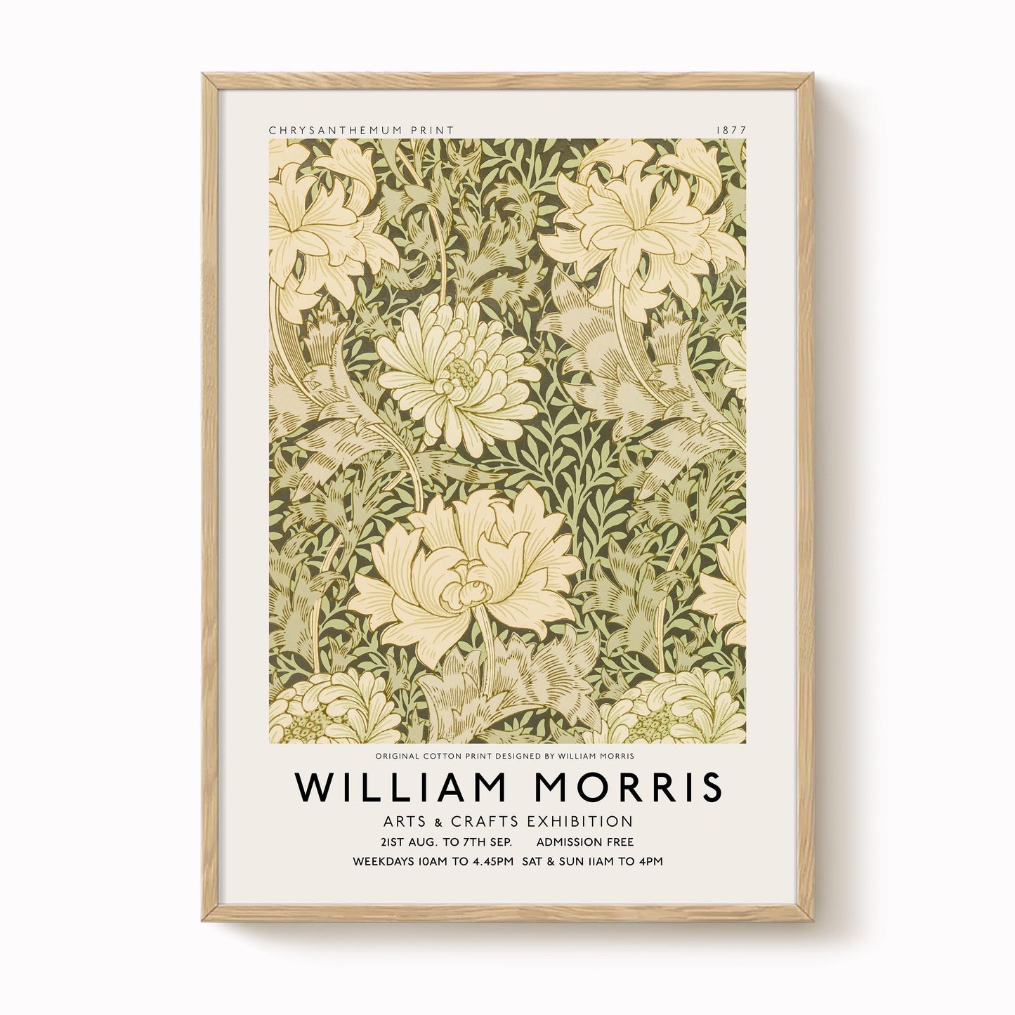 William Morris - Chrysanthemum Print