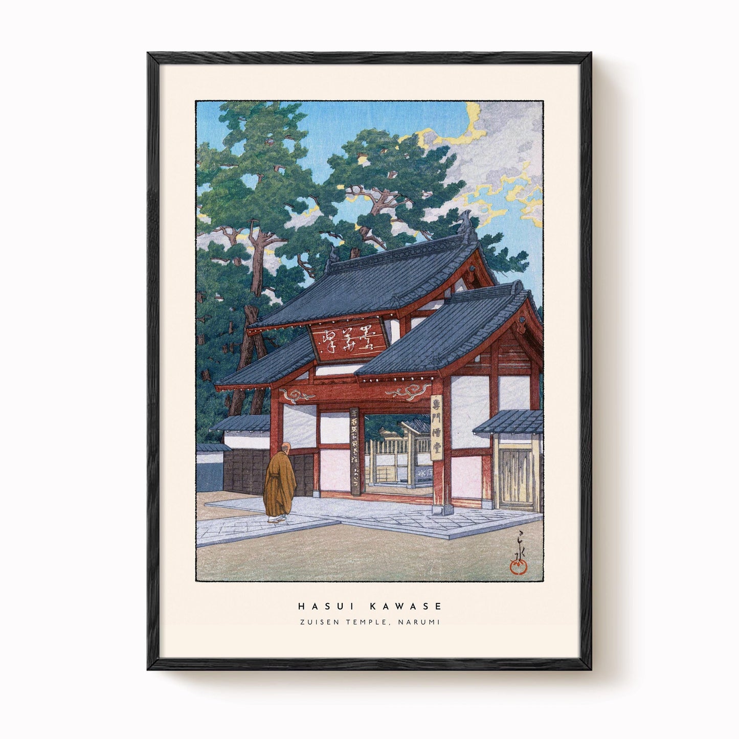 Hasui Kawase - Zuisen Temple Print