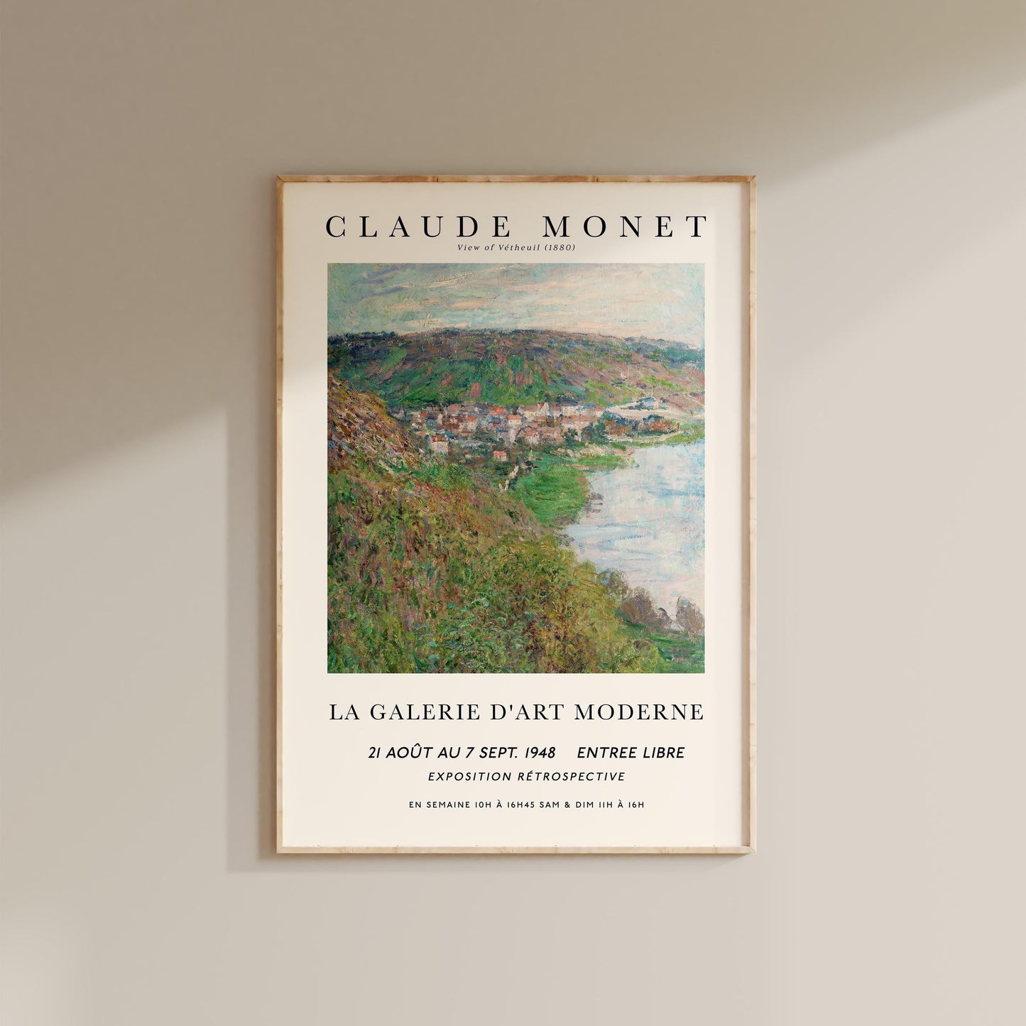 Monet - View of Vétheuil Print