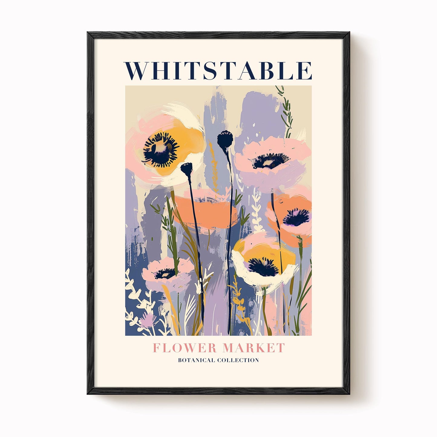 Whitstable Flower Market Print