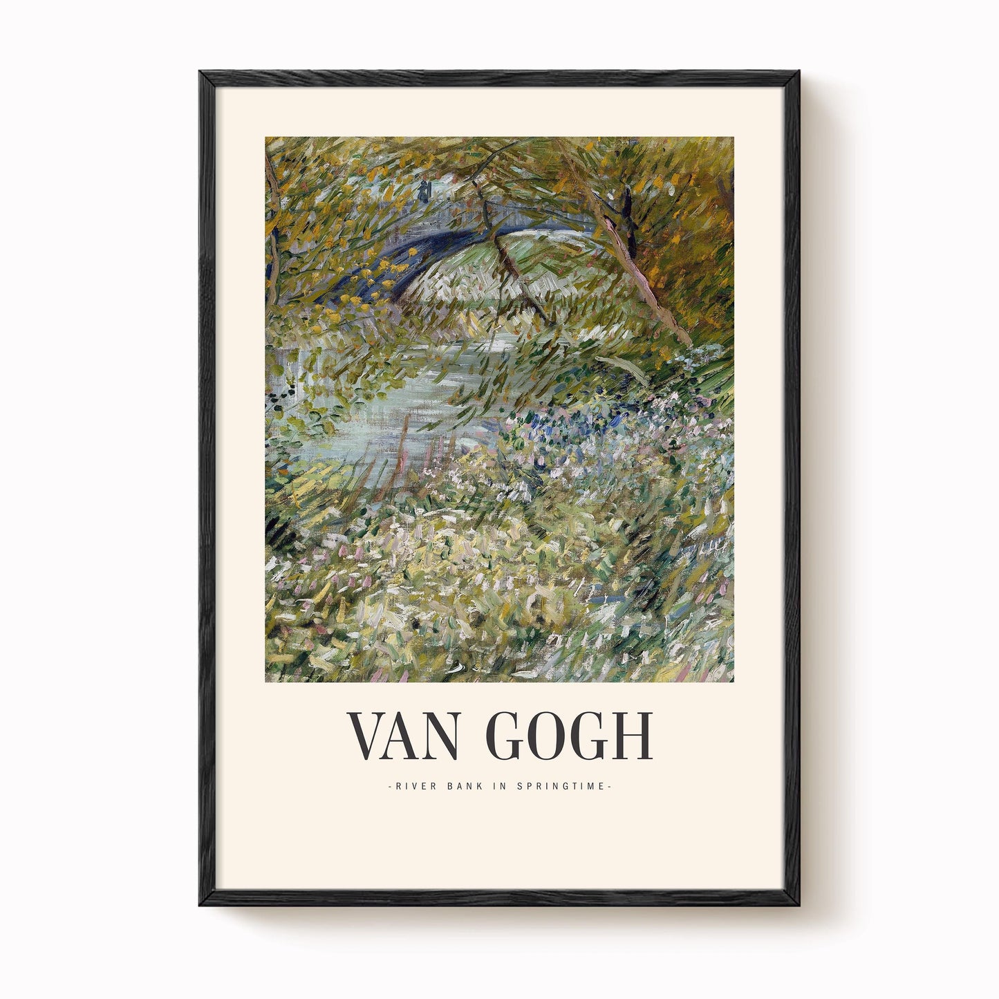 Van Gogh - Riverbank Print