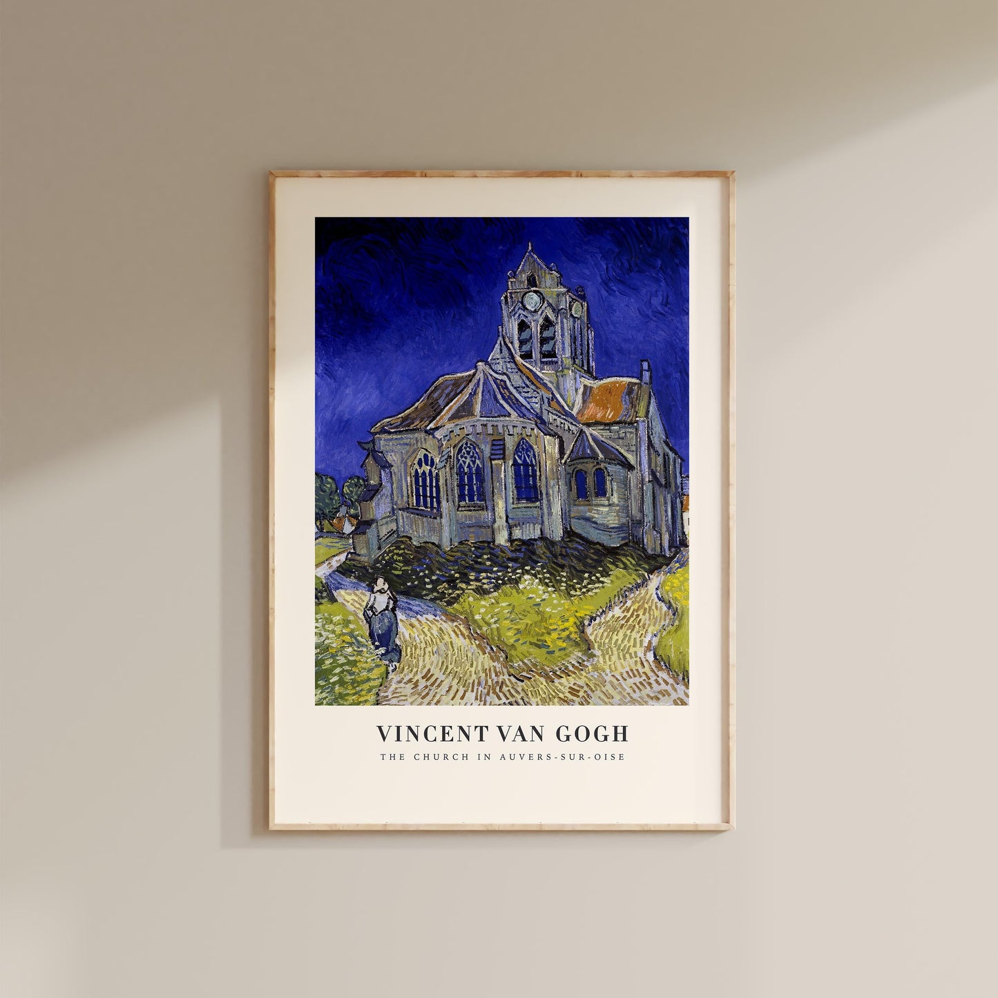 Van Gogh - The Church in Auvers-Sur-Oise Print