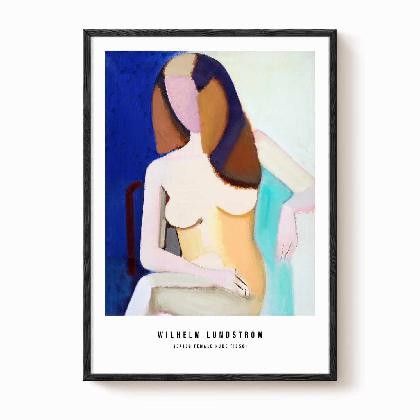 Vilhelm Lundstrøm - Seated Female Nude Print