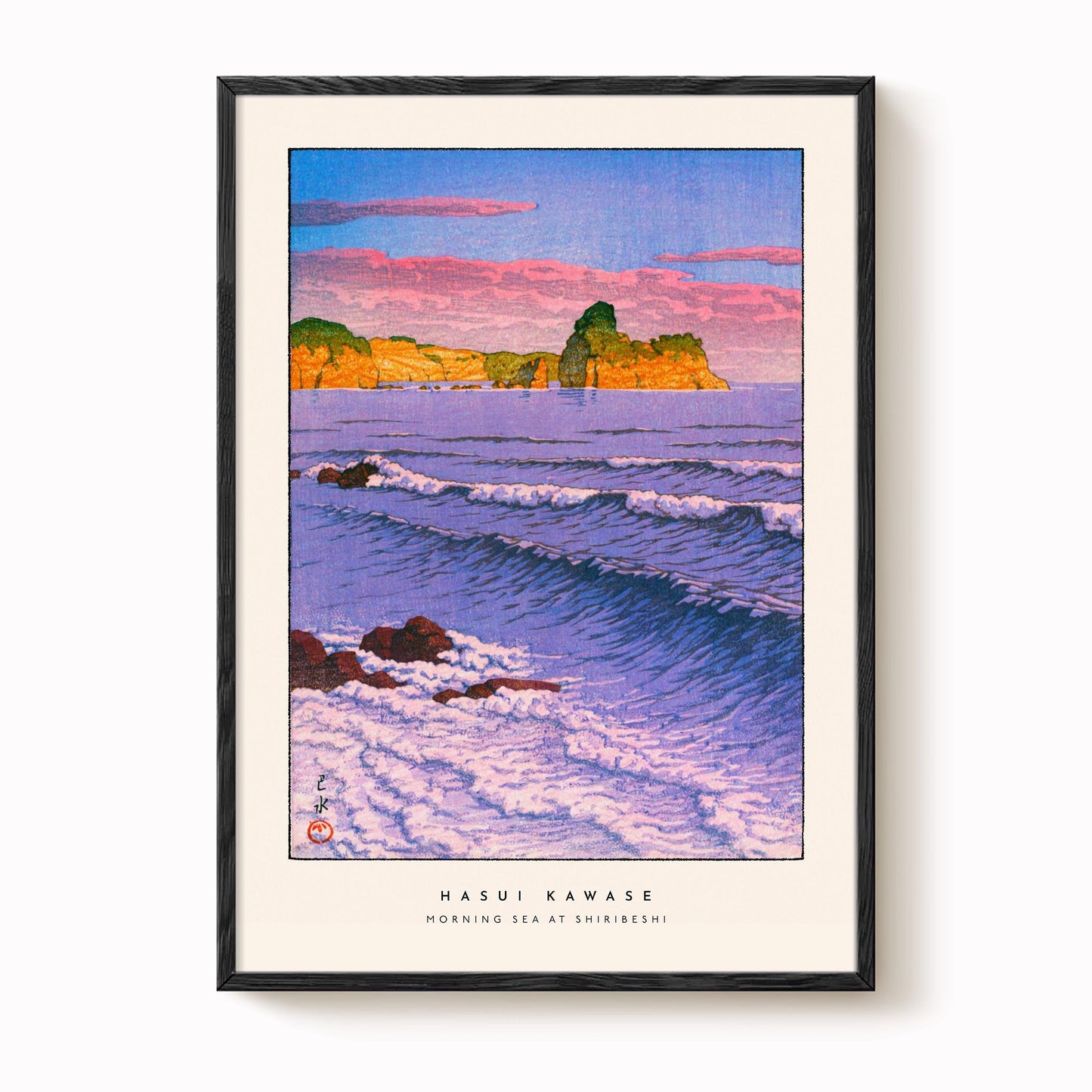 Hasui Kawase - Morning Sea at Shiribeshi Print