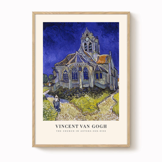 Van Gogh - The Church in Auvers-Sur-Oise Print