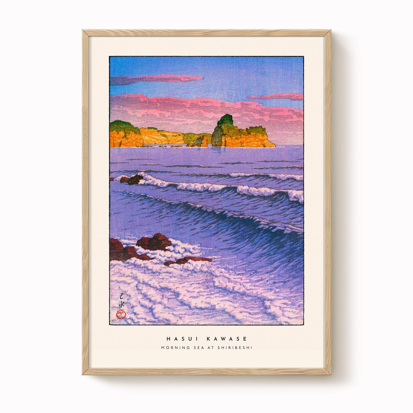 Hasui Kawase - Morning Sea at Shiribeshi Print