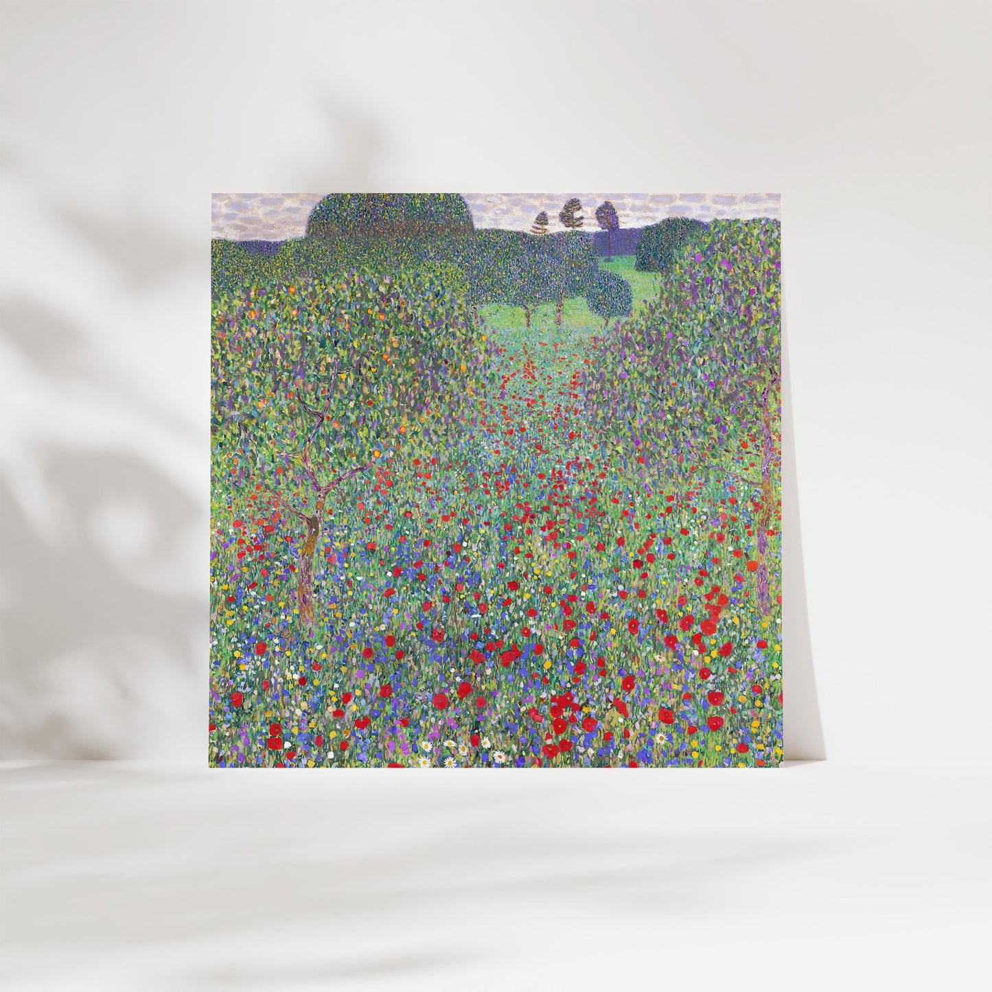 Gustav Klimt - Poppy Meadow Art Print