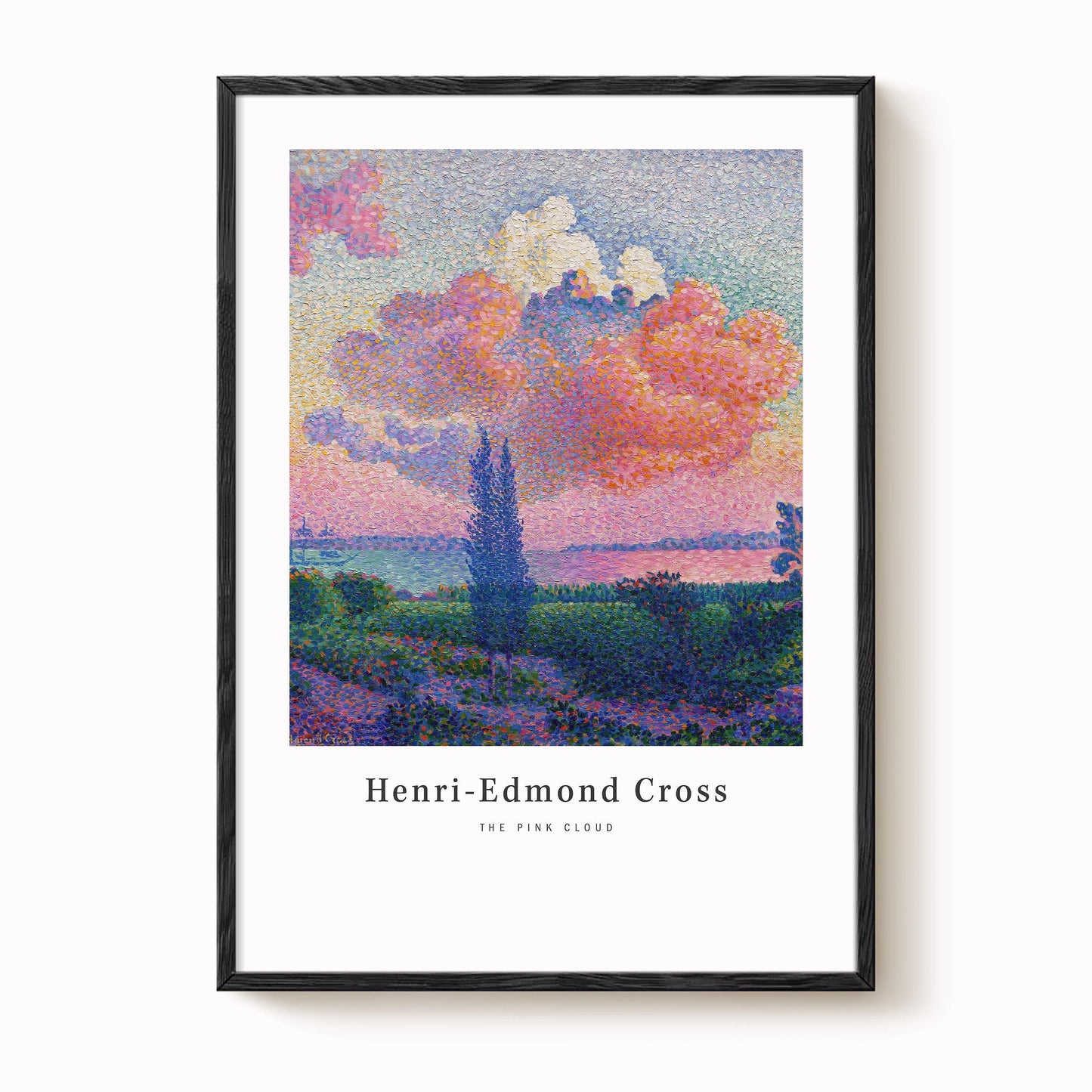 Henri-Edmond Cross - The Pink Cloud Print