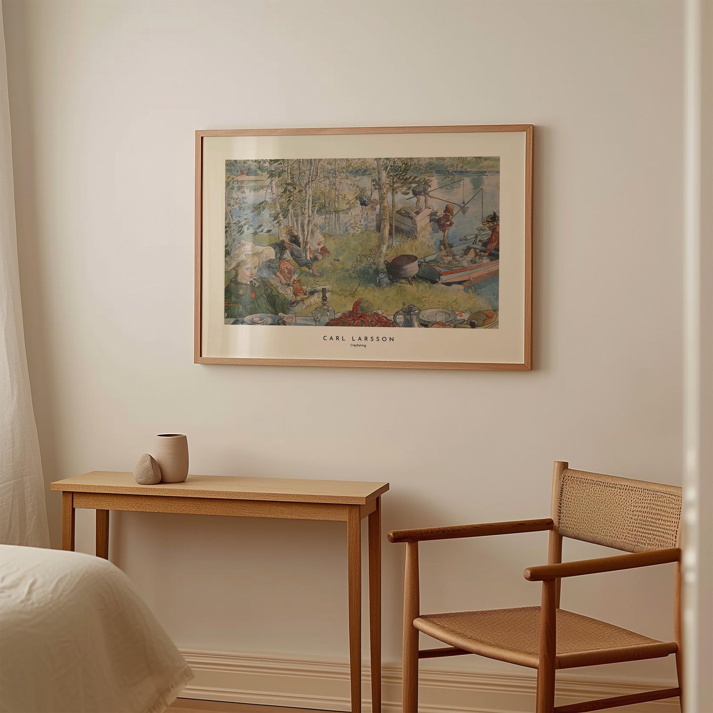 Carl Larsson - Crayfishing Print