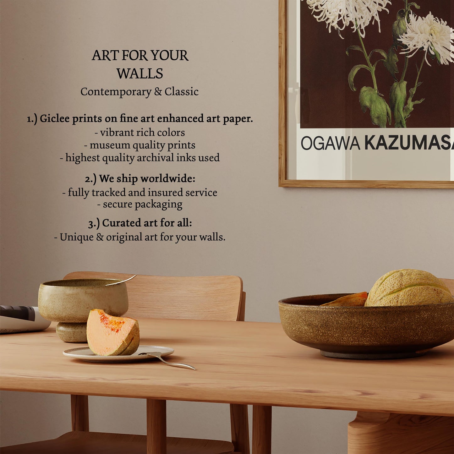 Ogawa Kazumasa - Chrysanthemum Print