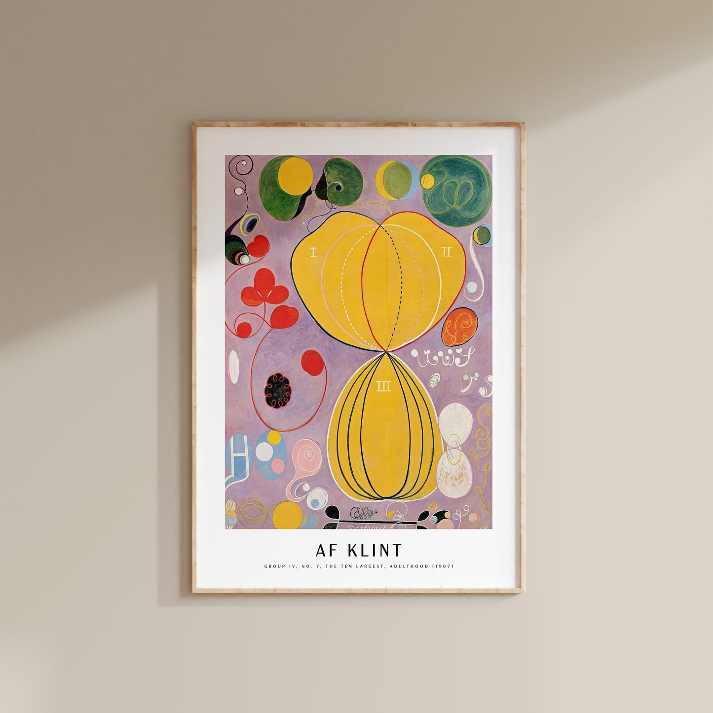 Hilma af Klint - Group IV, No. 7, The Ten Largest, Adulthood Print