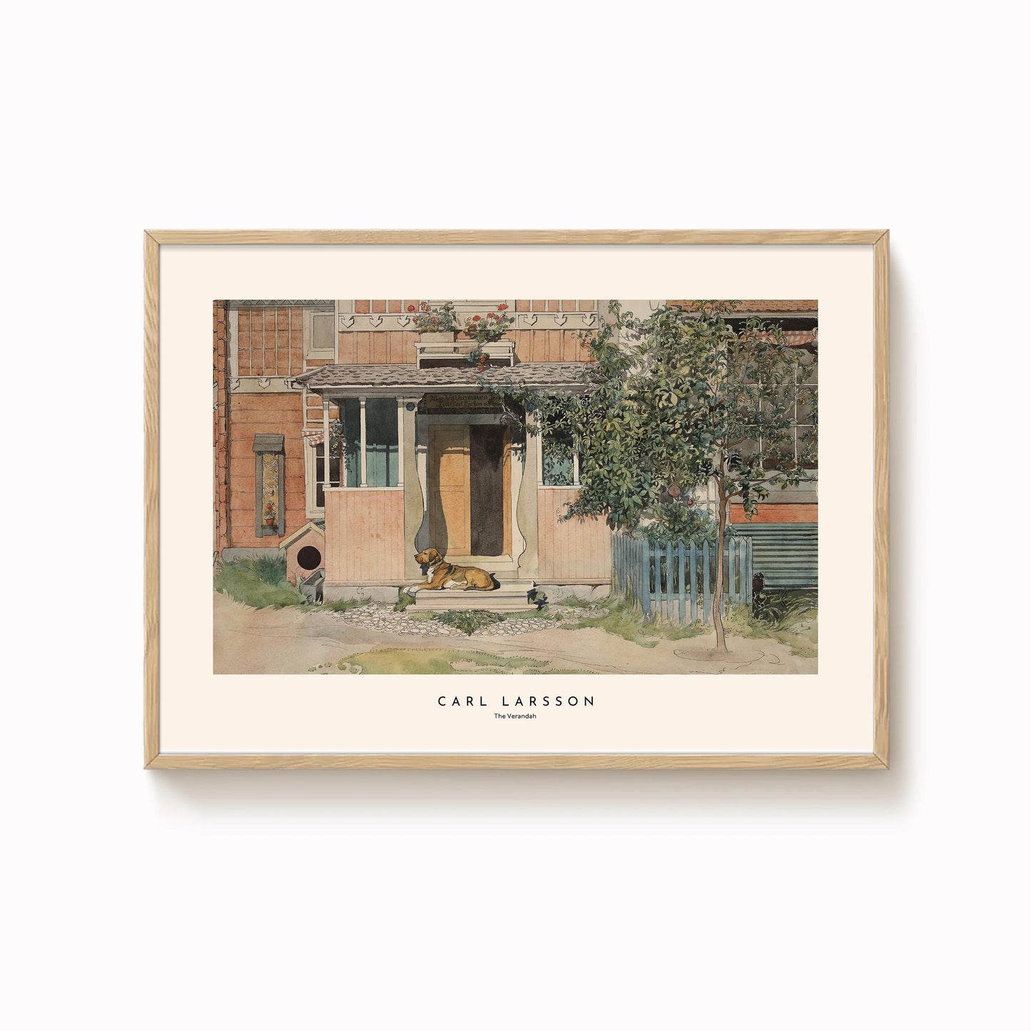 Carl Larsson - The Verandah Print