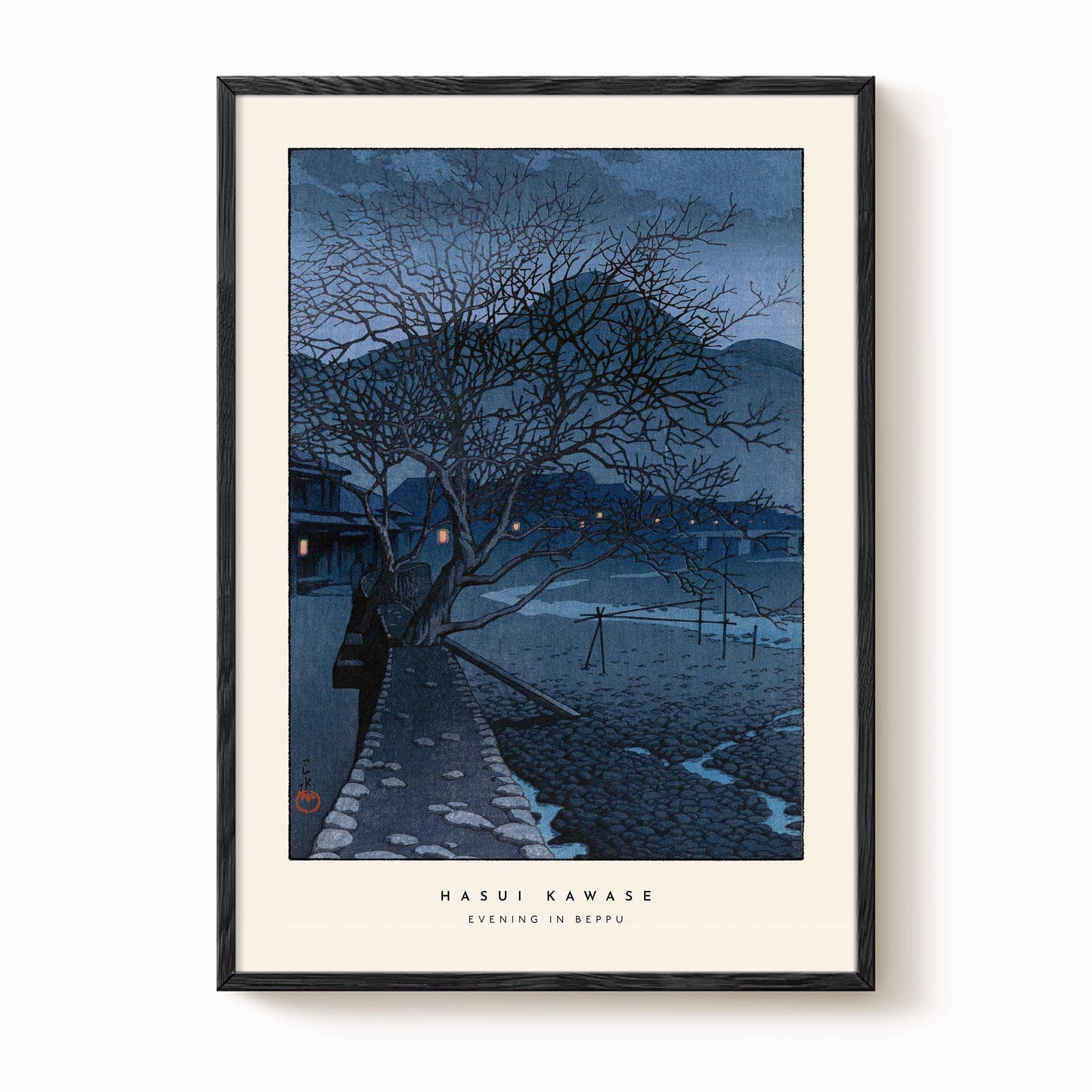 Hasui Kawase - Evening In Beppu Print