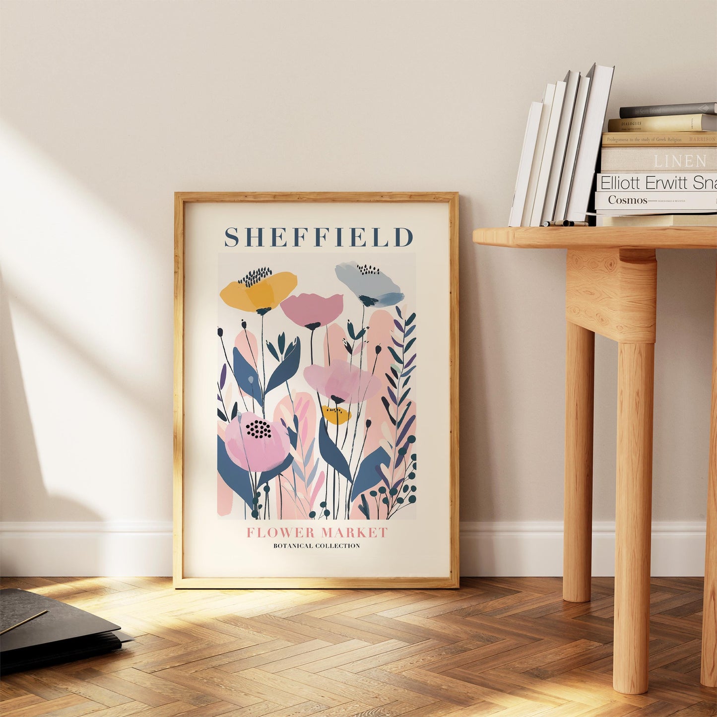 Sheffield Flower Market Print