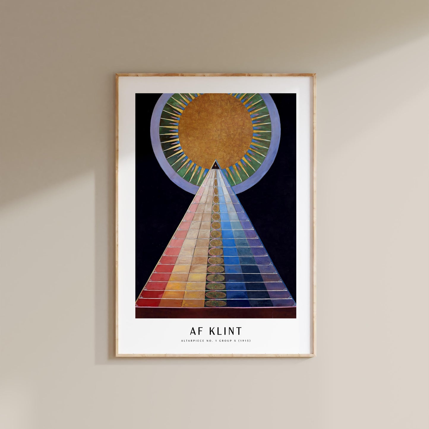 Hilma af Klint -  Altarpiece No. 1 Group X Print