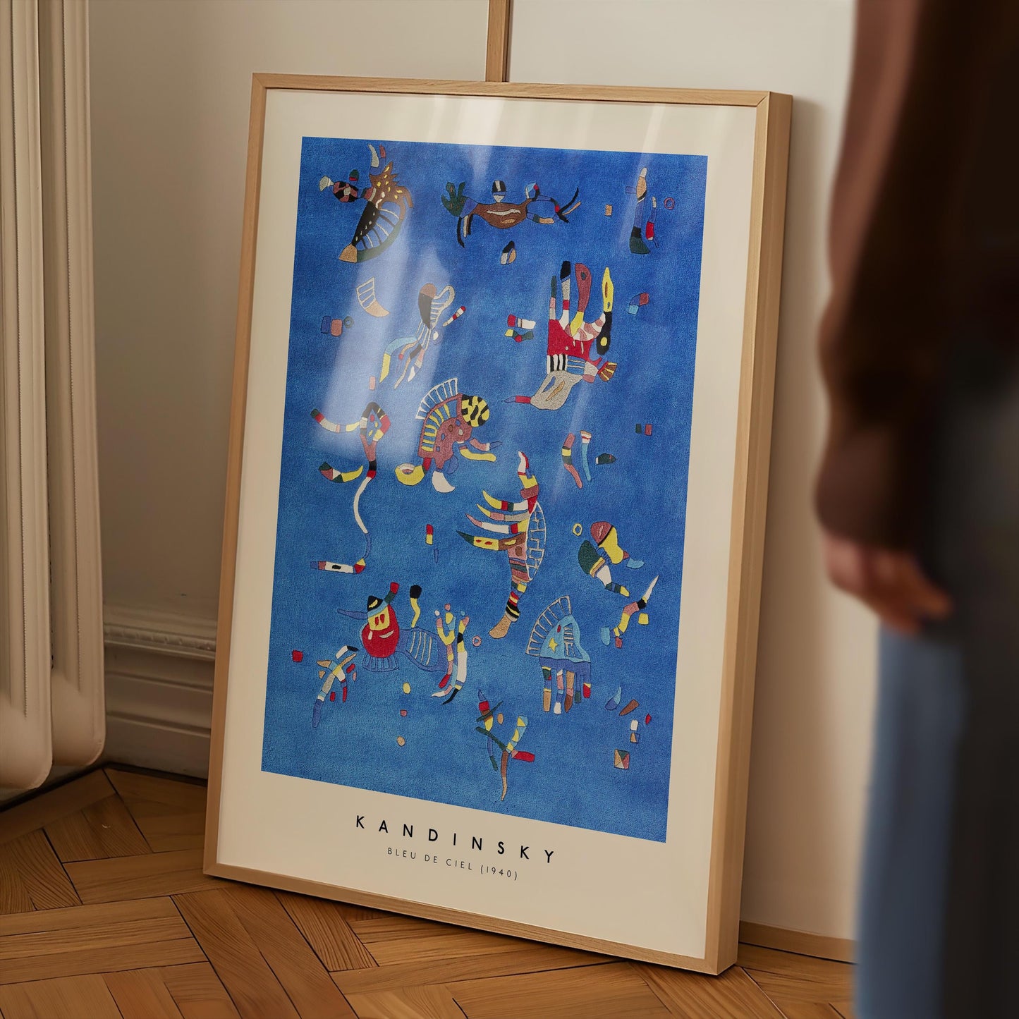 Kandinsky - Bleu De Ciel Print
