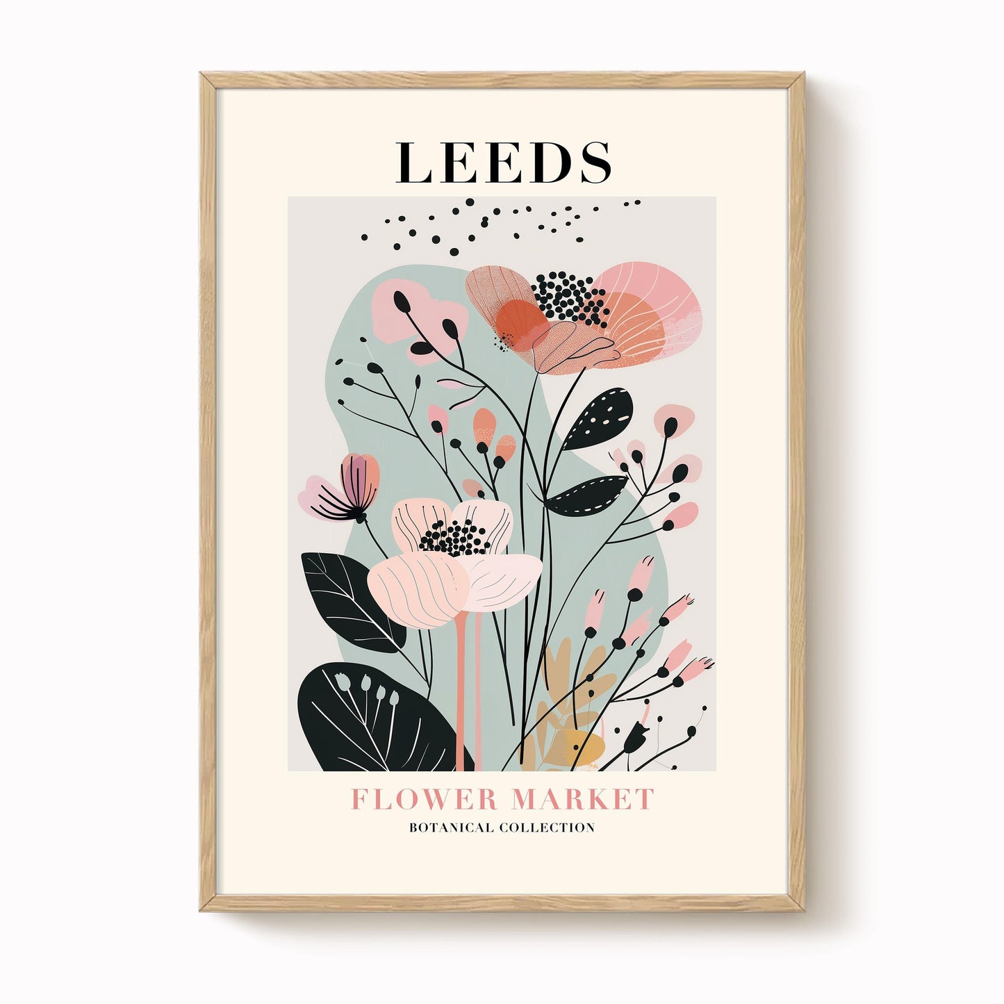 Leeds Flower Market Print