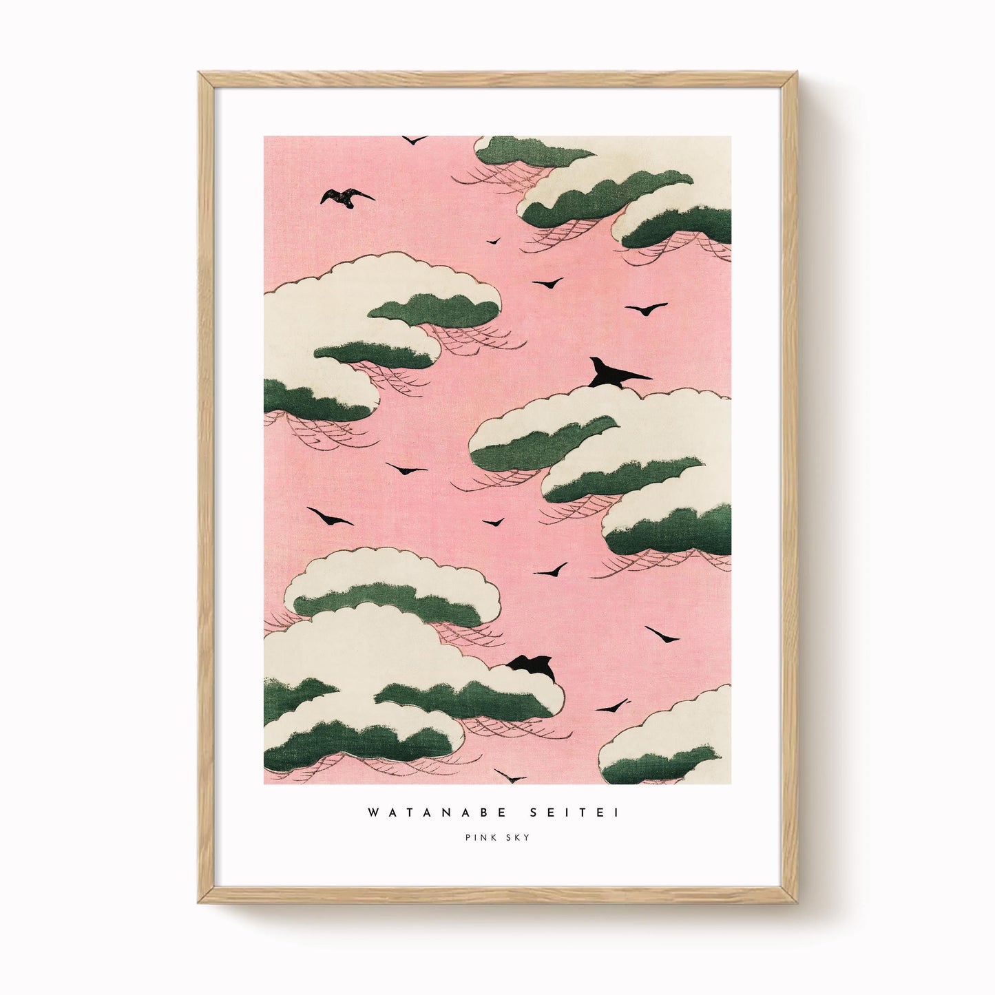 Watanabe Seitei - Pink Sky Print