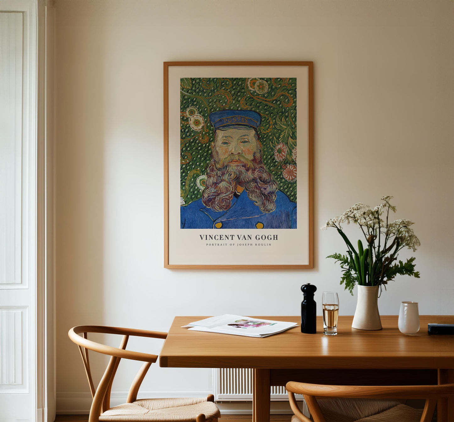 Van Gogh -  Portrait of Joseph Roulin Print