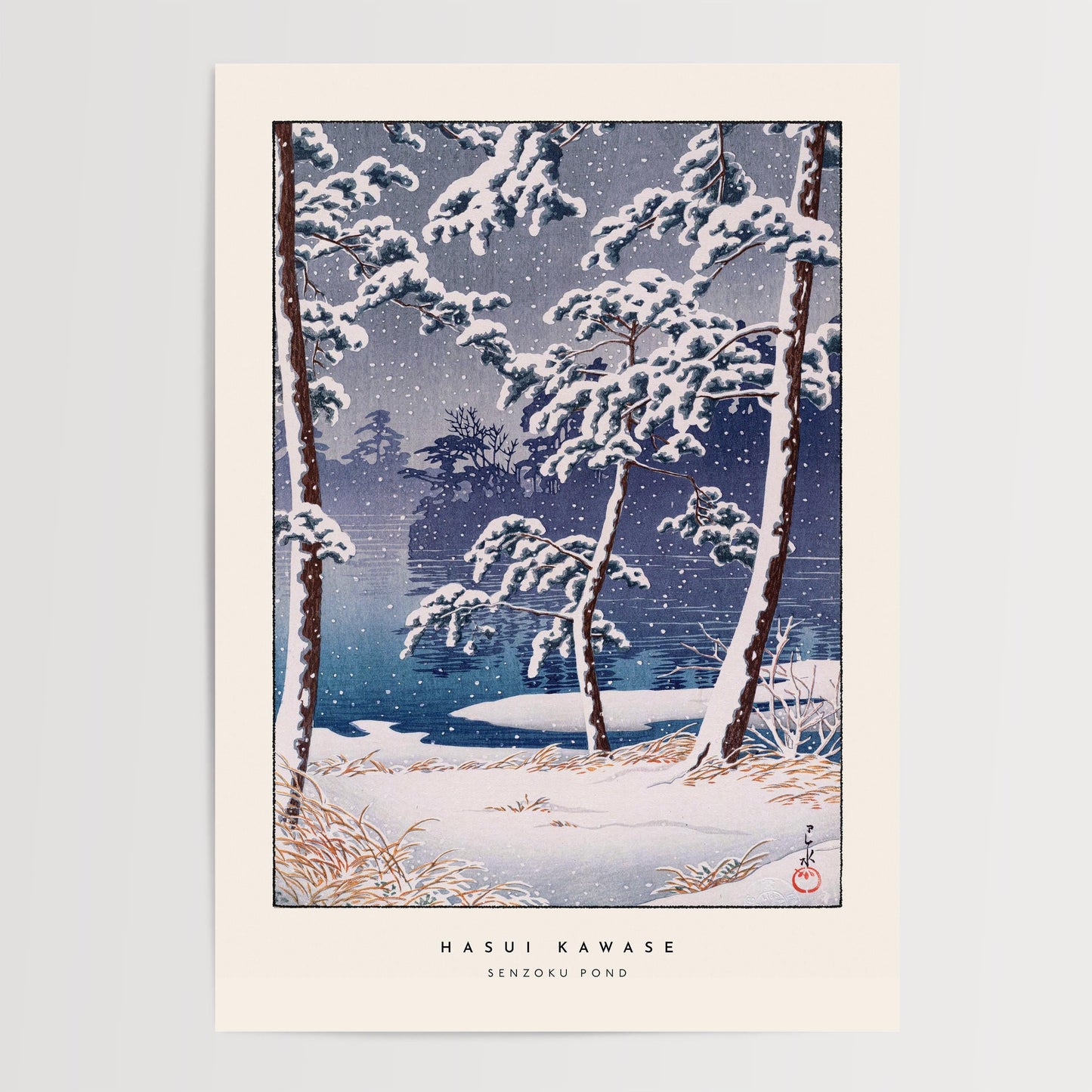 Hasui Kawase - Senzoku Pond Print