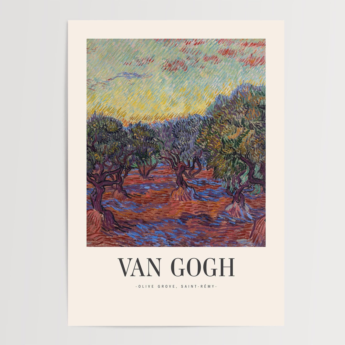 Van Gogh - Olive Trees Print