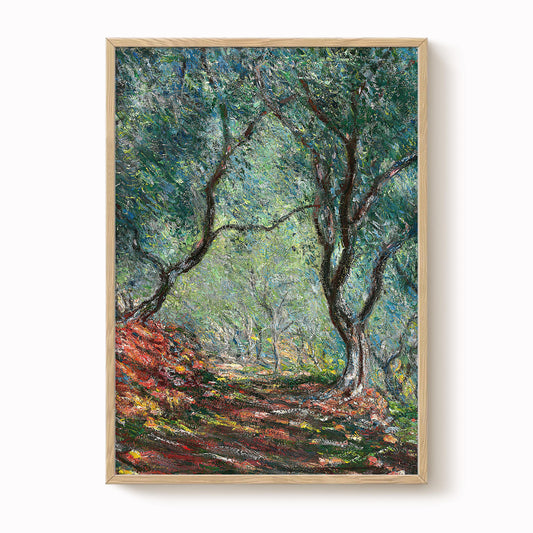 Monet - Olive Trees Print