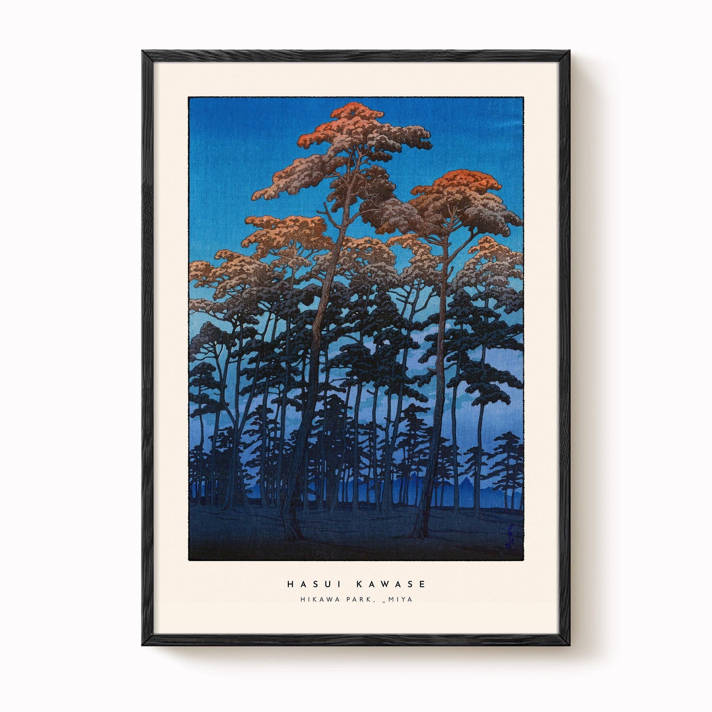 Hasui Kawase - Hikawa Park In Omiya Print