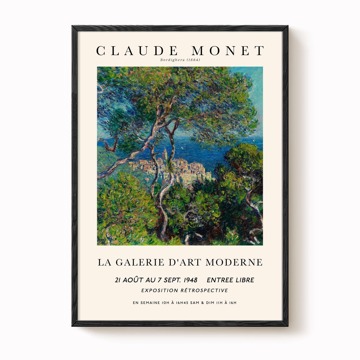 Monet - Bordighera Print