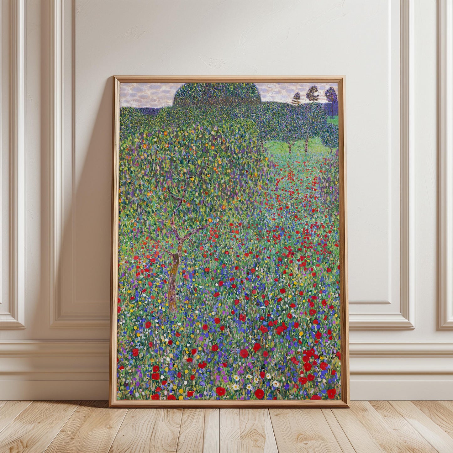Gustav Klimt - Poppy Field Art Print
