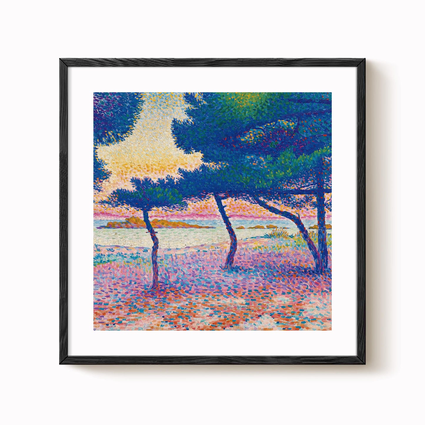 Henri-Edmond Cross - La Plage De Saint-Clair Print