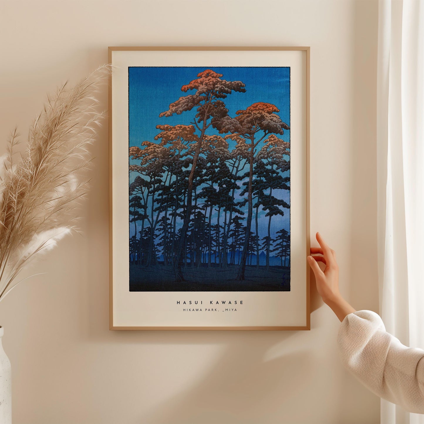 Hasui Kawase - Hikawa Park In Omiya Print