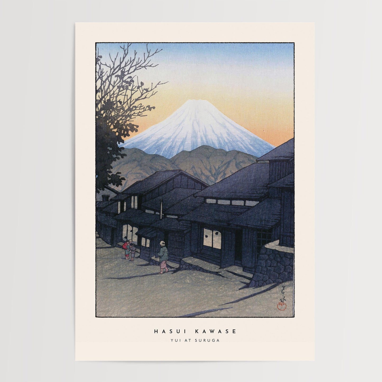 Hasui Kawase - Yui At Suruga Print