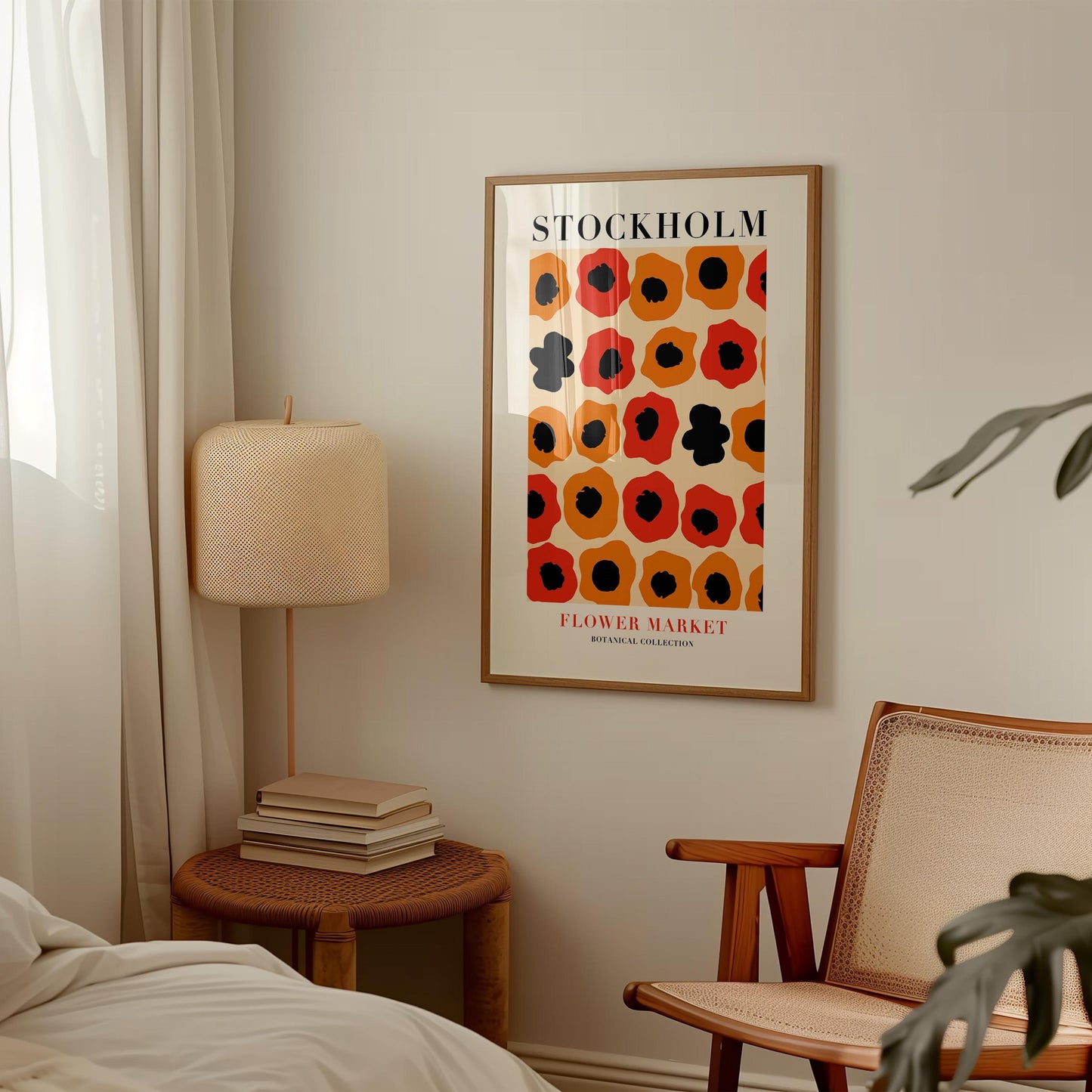 Stockholm Flower Market Print