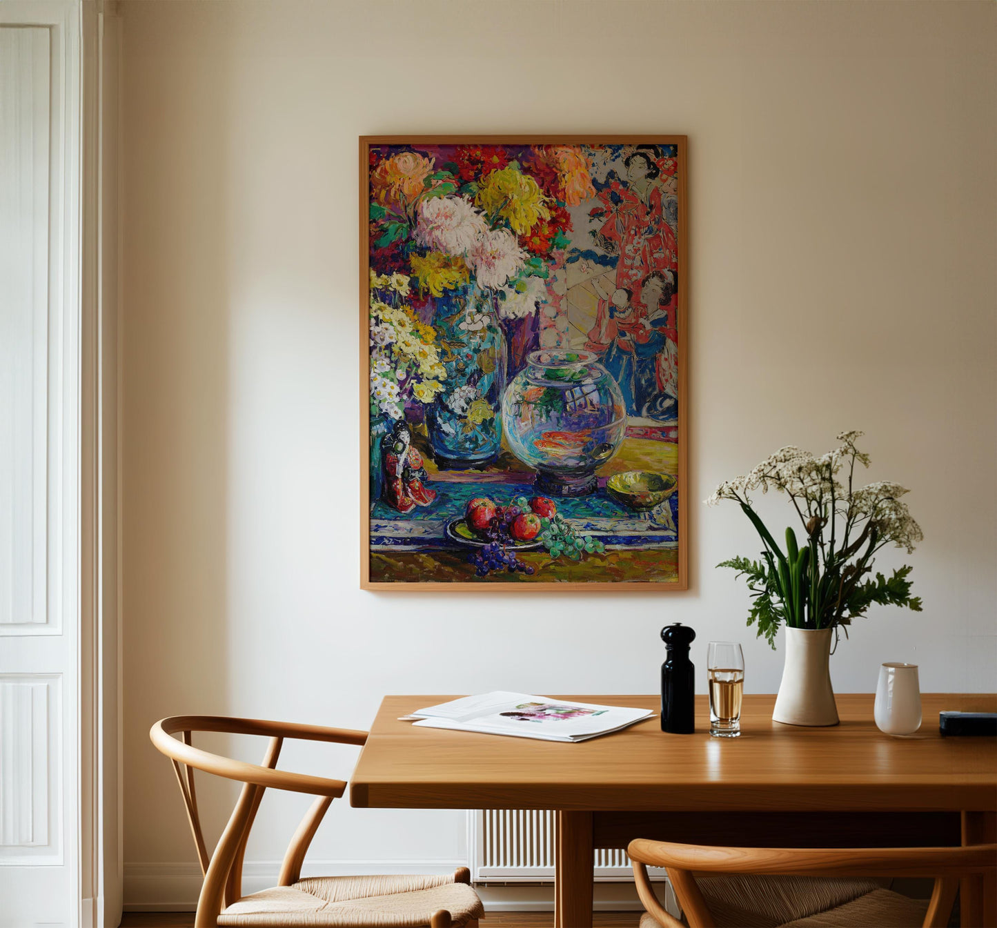 Fish, Fruit & Flowers Print