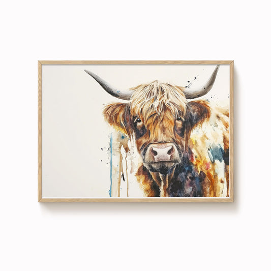 Highland Cow Print