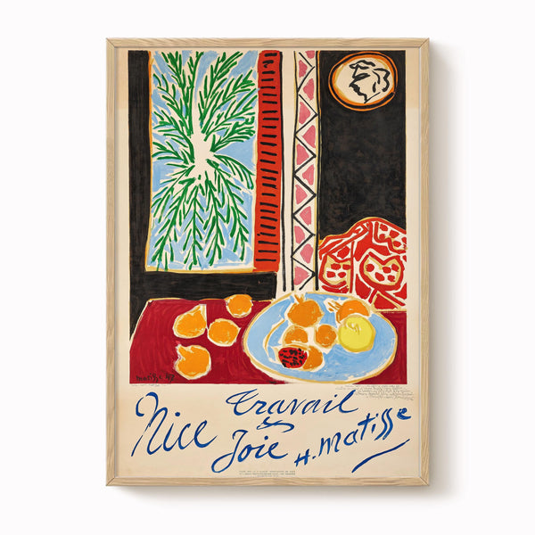Henri Matisse - Nice, Travail et Joie Print