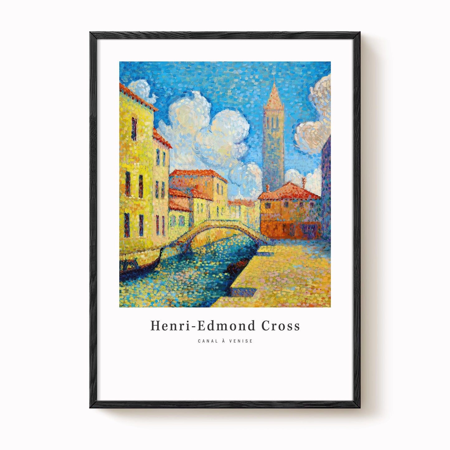 Henri-Edmond Cross - Canal à Venise Print