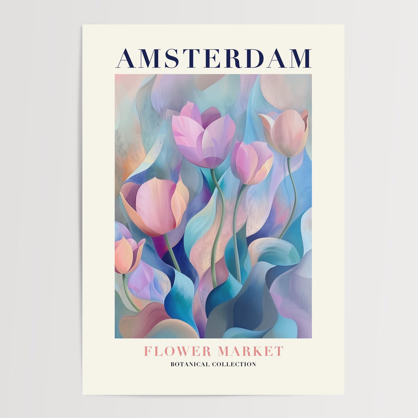 Amsterdam Flower Market Print