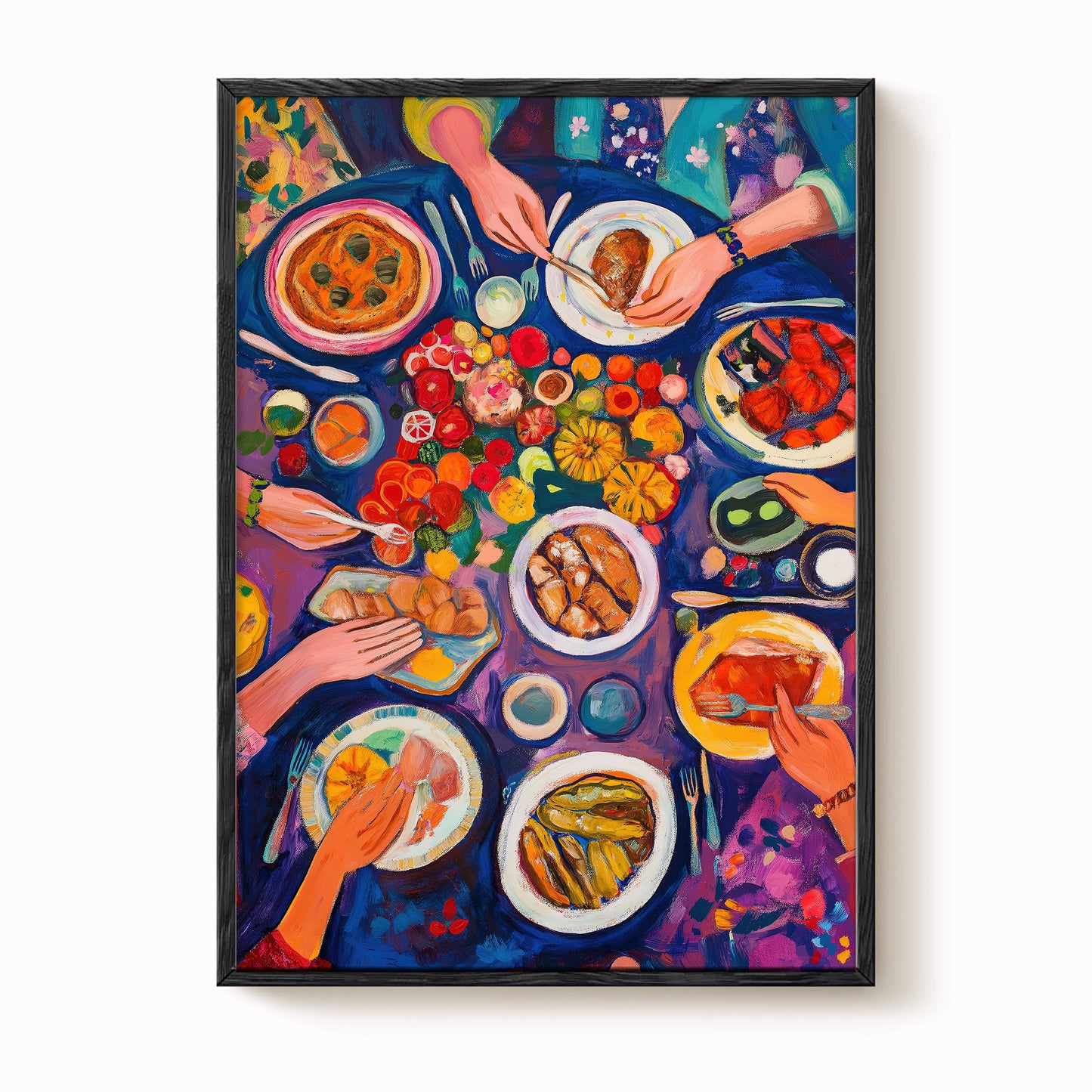 Dinner Table Art Print