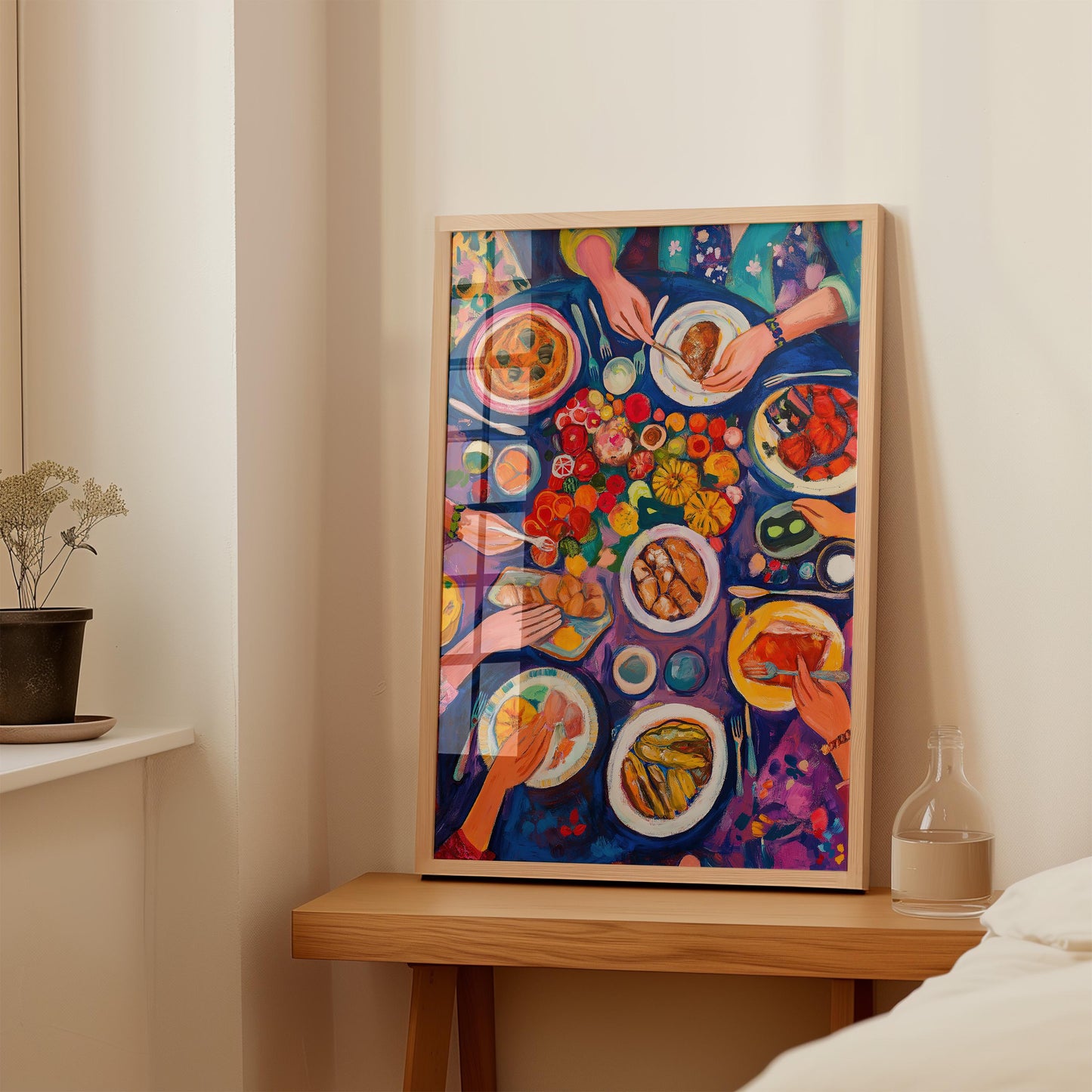 Dinner Table Art Print